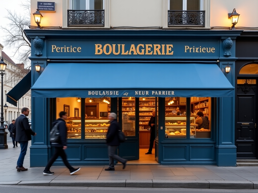 Boulangerie traditionnelle à Paris